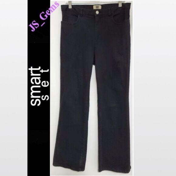 Y2K Black Boot Cut Size 13 Pants - Picture 1 of 7